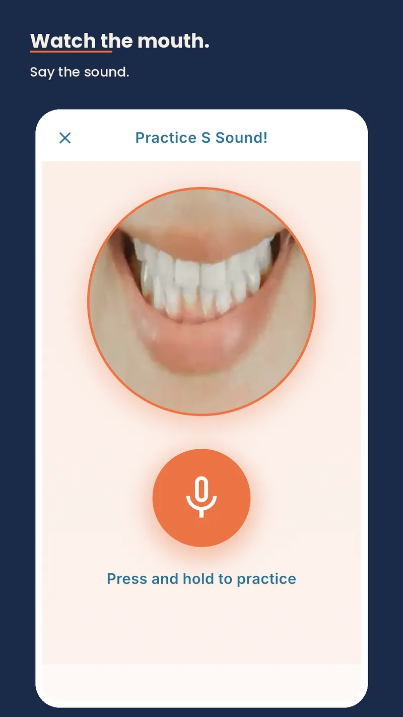 AptyRead: watch the mouth and say the S sound
